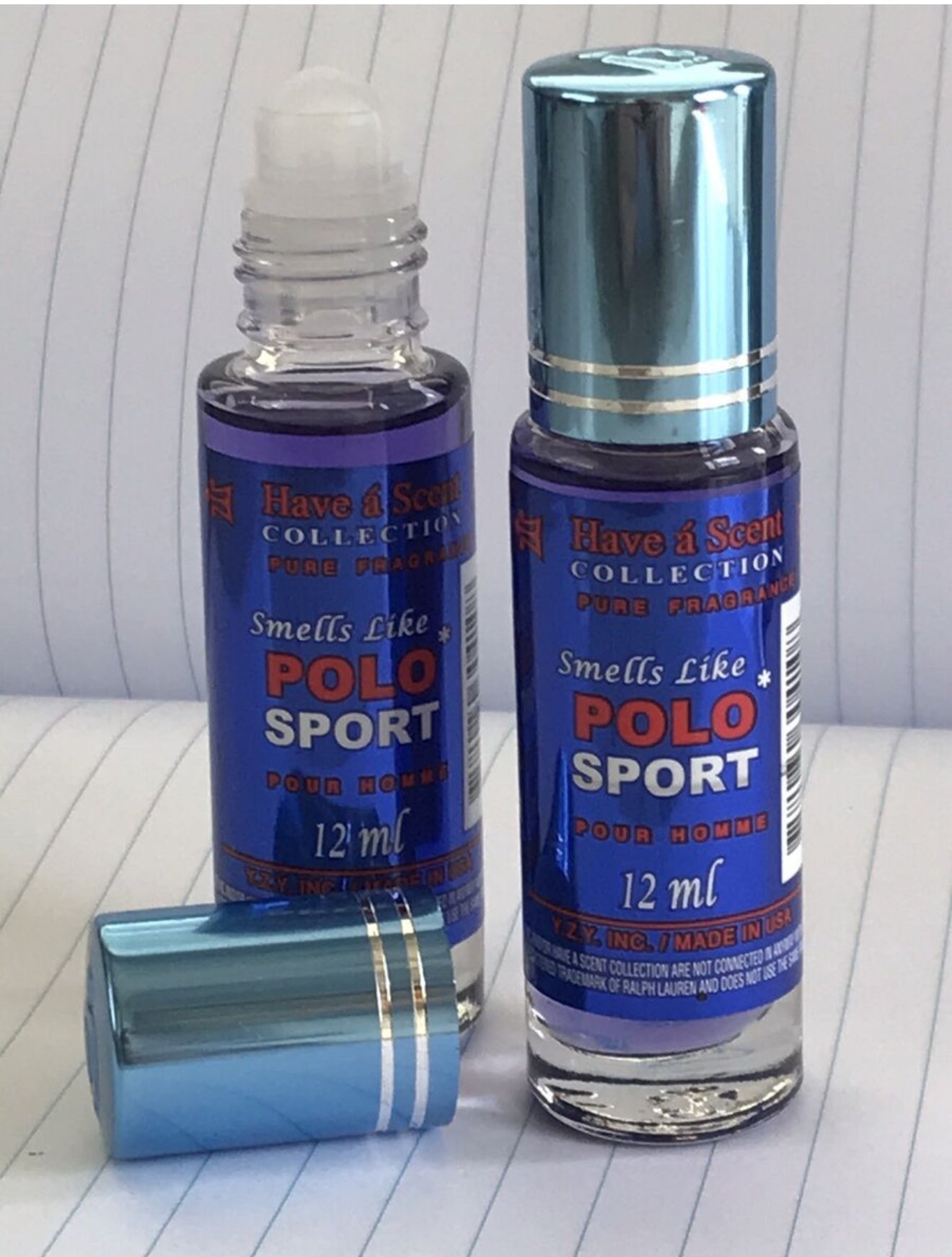 12 ml bottle of "Smells Like Polo Sport" fragrance oil by Have a Scent Collection, designed as an alternative to Ralph Lauren's Polo Sport. Here's some information about Polo Sport
