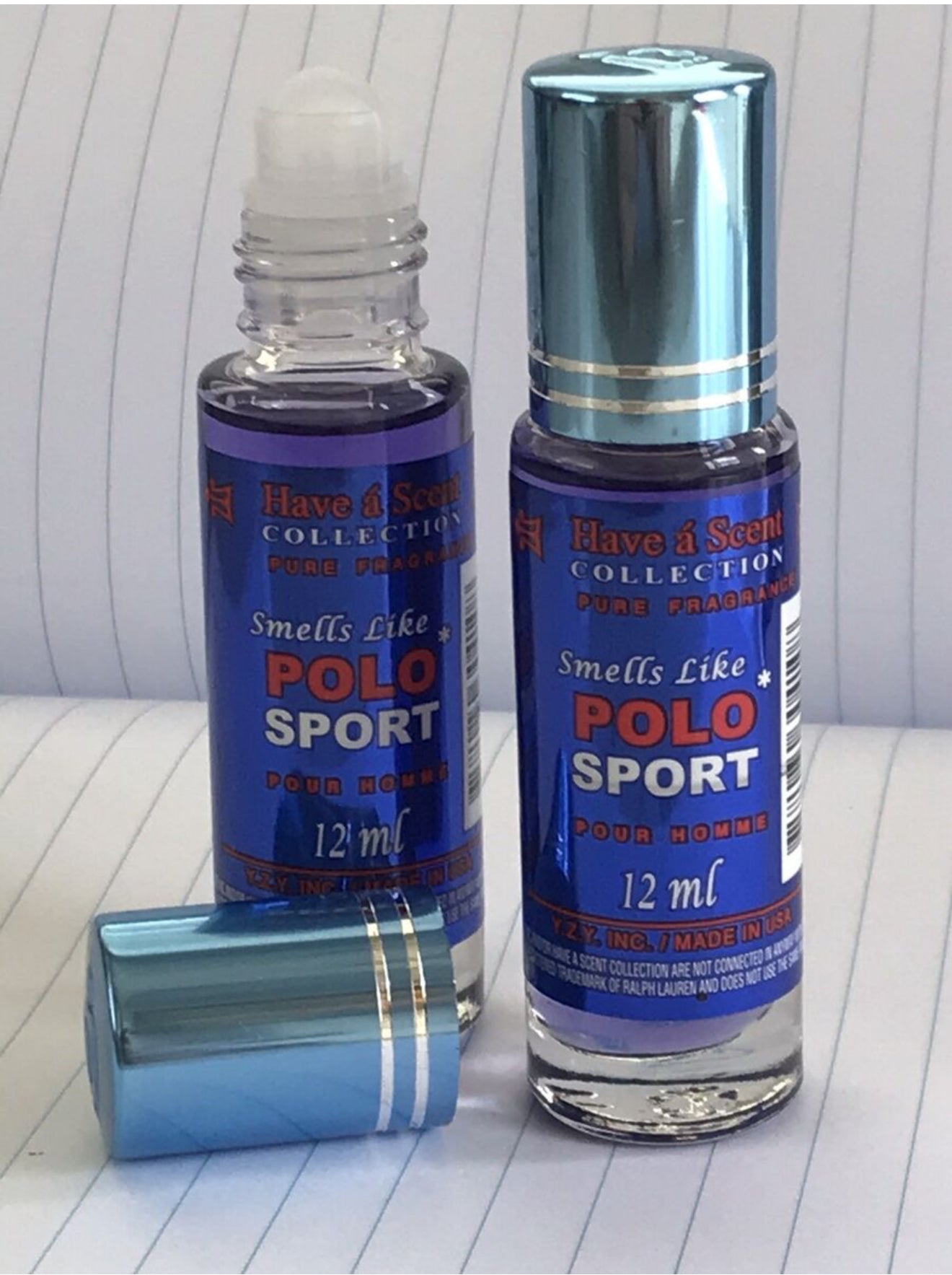 12 ml bottle of "Smells Like Polo Sport" fragrance oil by Have a Scent Collection, designed as an alternative to Ralph Lauren's Polo Sport. Here's some information about Polo Sport